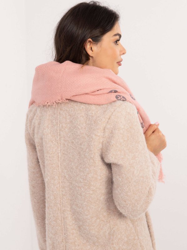 Szalik-AT-SZ-23504.93P-różowy rozmiar - ONE SIZE