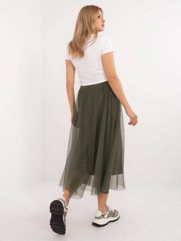 Spódnica-DHJ-SD-19568.13X-khaki rozmiar - ONE SIZE