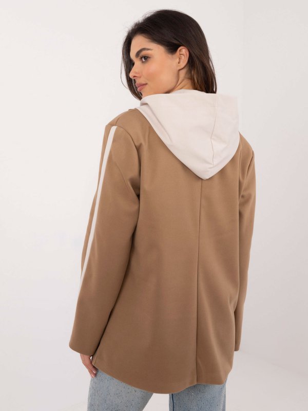 Marynarka-DHJ-MA-A8398.14X-camelowy rozmiar - ONE SIZE