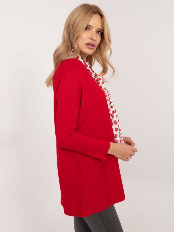 Bluzka-DHJ-BZ-19226.91-czerwony rozmiar - ONE SIZE