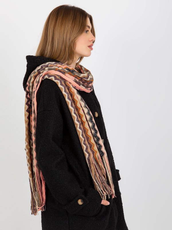 Szalik-AT-SZ-2799.12X-jasny różowy rozmiar - ONE SIZE