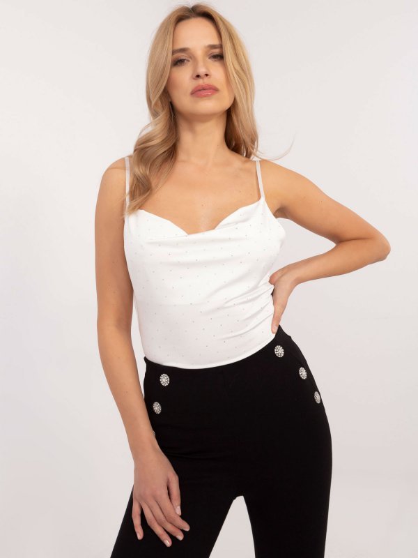 Top-DHJ-TP-20051.78-ecru rozmiar - ONE SIZE
