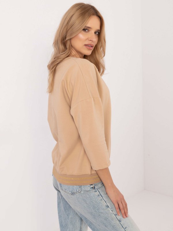 Bluzka-CLM-BZ-1268.67-camelowy rozmiar - S