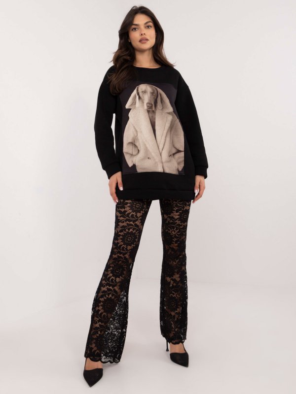 Bluza-MI-BL-M4087.17X-czarny rozmiar - ONE SIZE