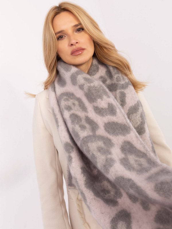 Szalik-AT-SZ-416.99-jasny różowy rozmiar - ONE SIZE