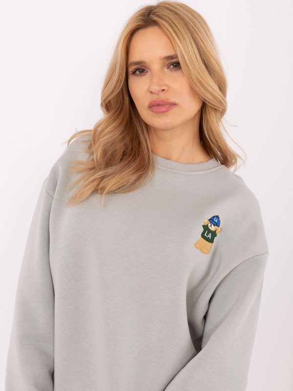 Bluza-CLM-BL-1283.19X-jasny szary rozmiar - M