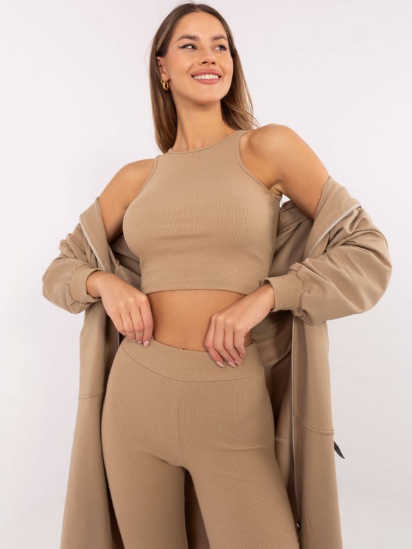 Komplet-EM-KMPL-851.86P-ciemny bezowy rozmiar - ONE SIZE