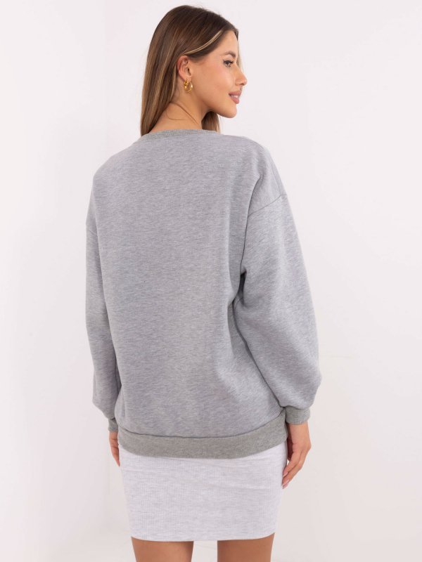 Bluza-EM-BL-617-16.01X-szary melanżowy rozmiar - ONE SIZE