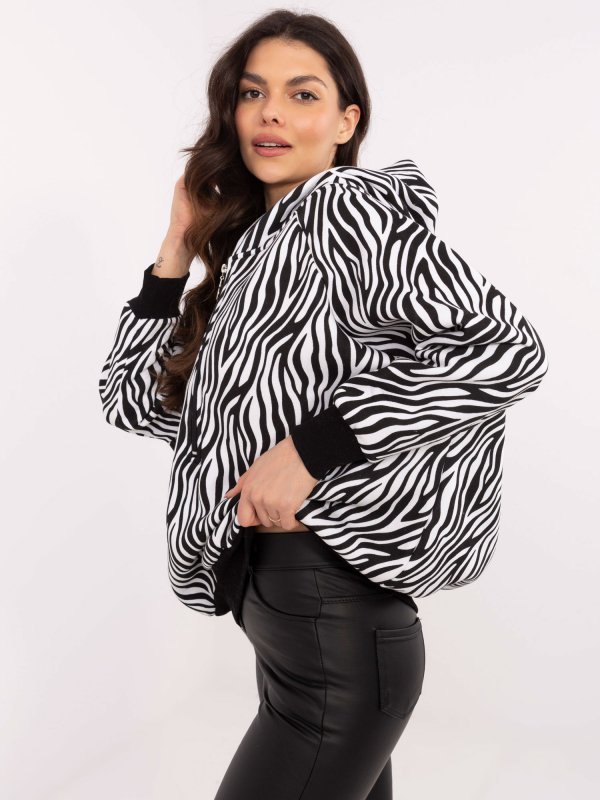 Bluza-EM-BL-875.27-biało-czarny rozmiar - ONE SIZE