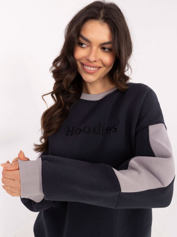 Bluza-EM-BL-983.10X-granatowy rozmiar - ONE SIZE