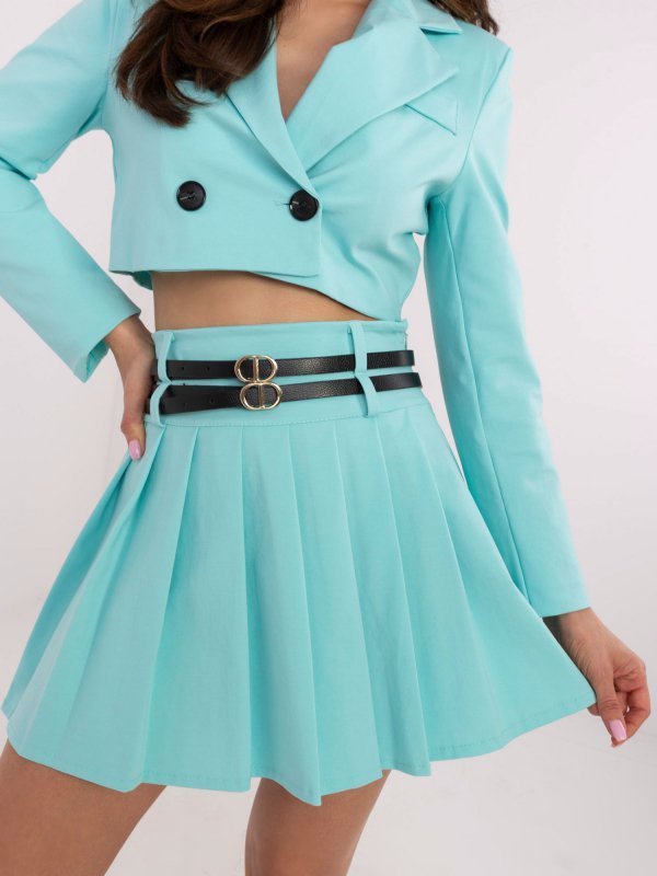 Spódnica-DHJ-SD-8765.26-mietowy rozmiar - L/XL