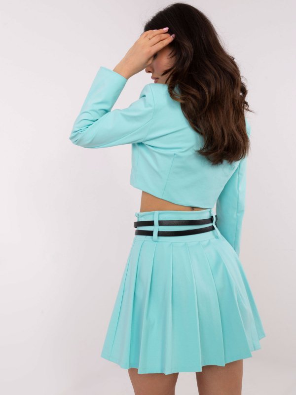 Spódnica-DHJ-SD-8765.26-mietowy rozmiar - L/XL