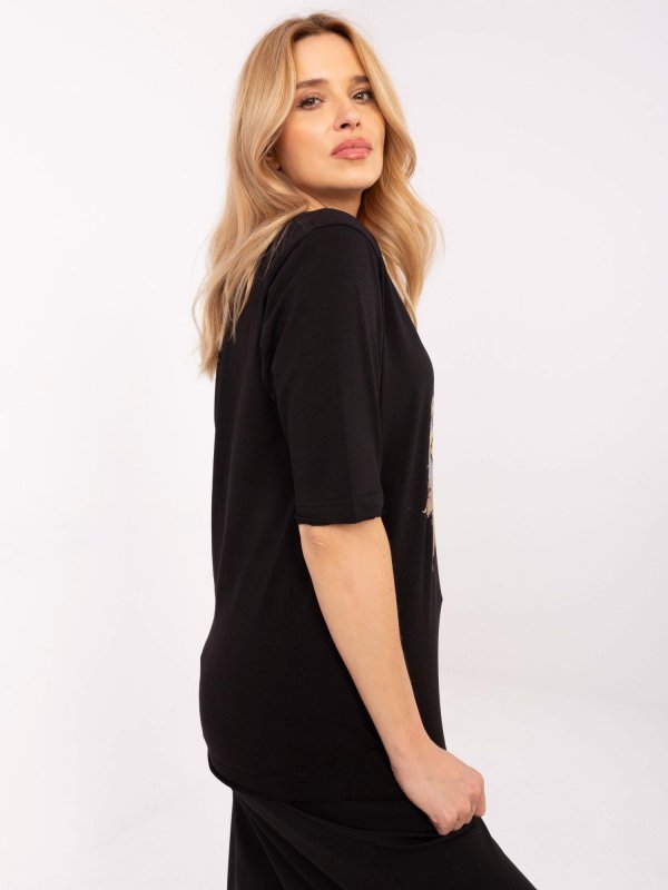 Bluzka-CLM-BZ-0119.36-czarny rozmiar - XL