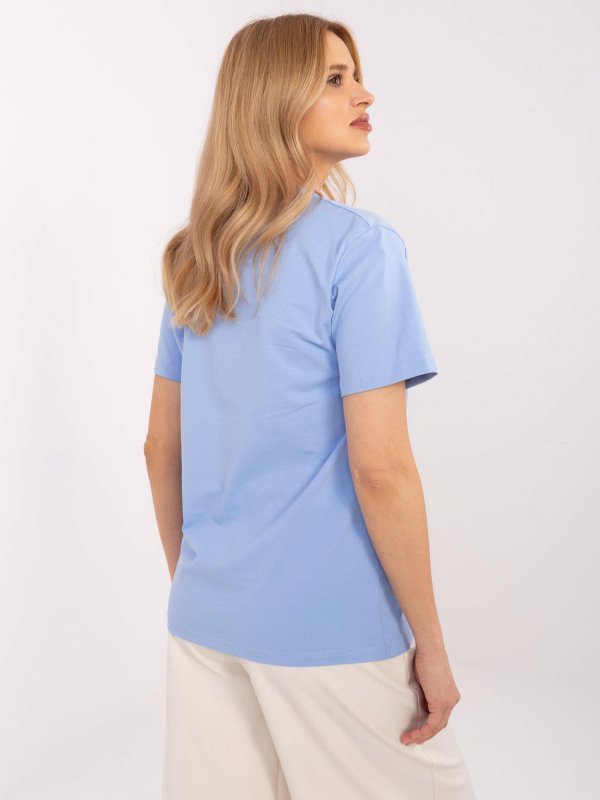 Bluzka-CLM-BZ-0039.48-jasny niebieski rozmiar - XL