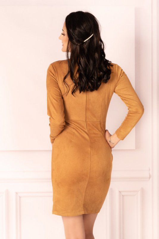 Sukienka Arwena Camel rozmiar - M