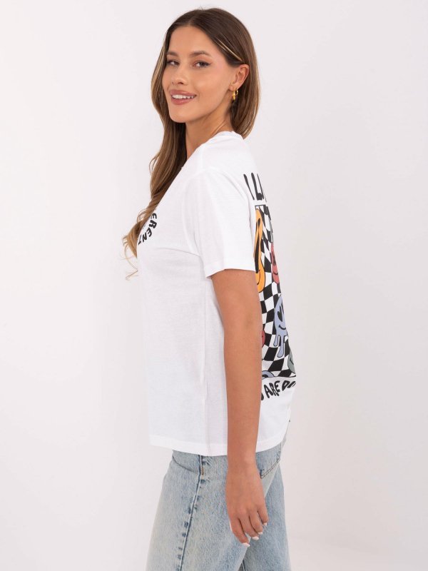T-shirt-D12022AC02645E-biały rozmiar - S