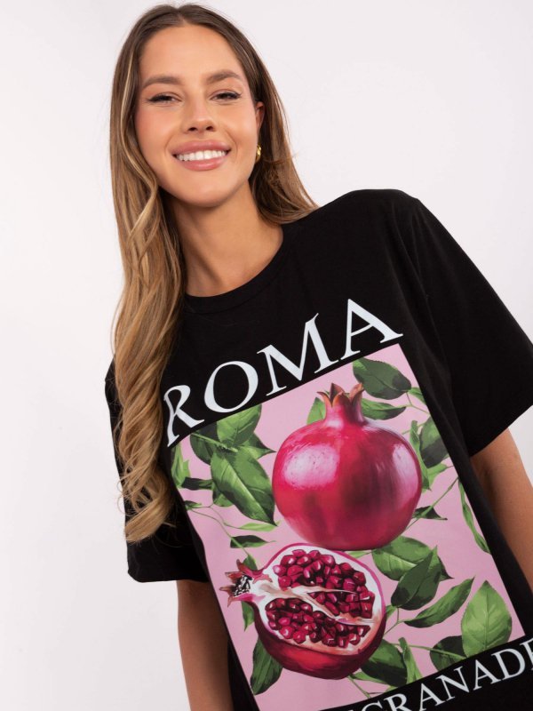 T-shirt-MI-TS-M745.33-czarny rozmiar - ONE SIZE