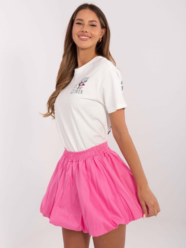 T-shirt-D12022AC02645G-biały rozmiar - XS