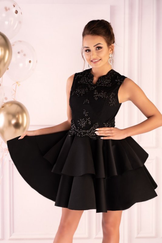 Sukienka Karieela Black 90543 rozmiar - L