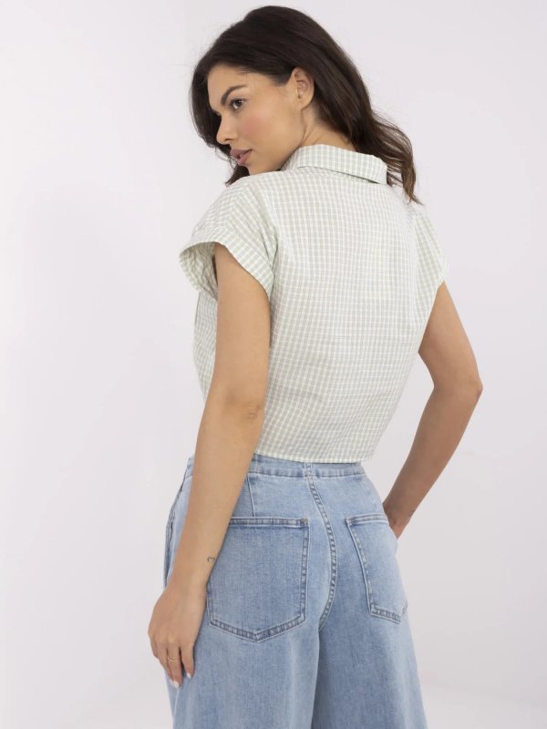 Bluzka-NM-BZ-KA-01147.62P-pistacjowy rozmiar - M/L