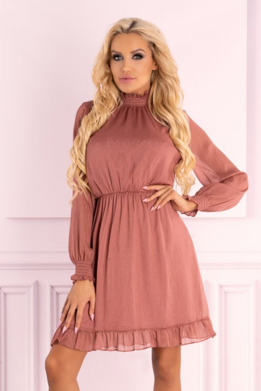 Sukienka Collya Dusty Rose F19-D73 rozmiar - 2XL
