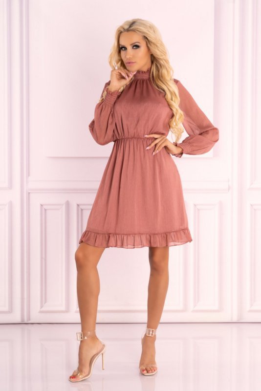 Sukienka Collya Dusty Rose F19-D73 rozmiar - 2XL