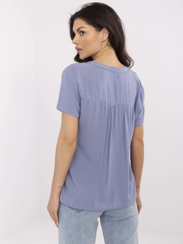 Bluzka-D73761M11173A-szaro-niebieski rozmiar - XXL