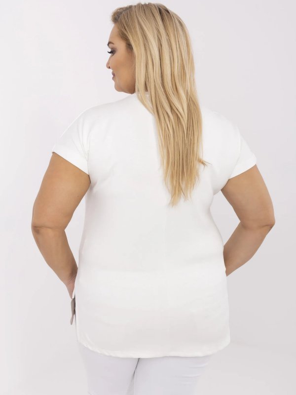 Bluzka-RV-BZ-A625.84-ecru rozmiar - ONE SIZE