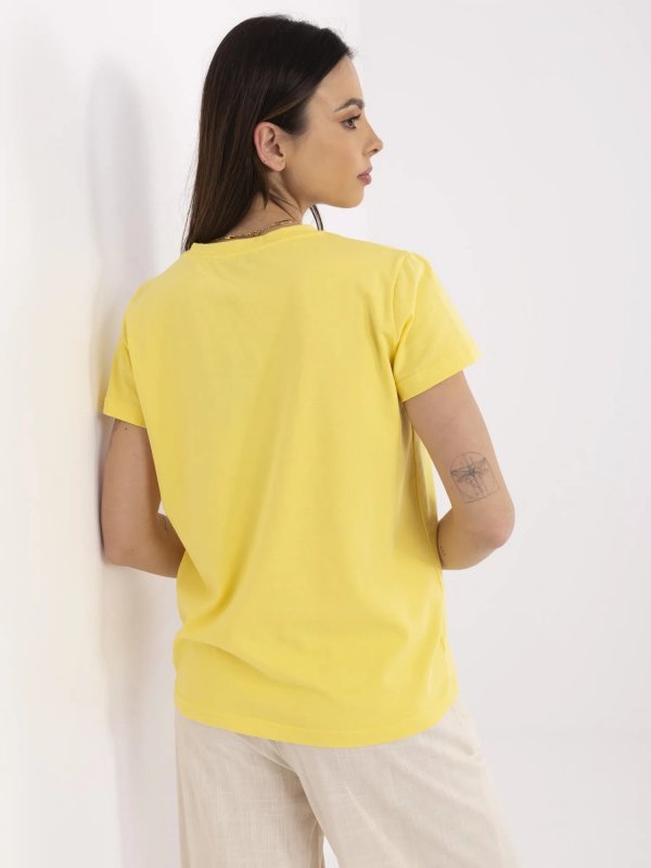 T-shirt-CLM-TS-1640.87-żółty rozmiar - L