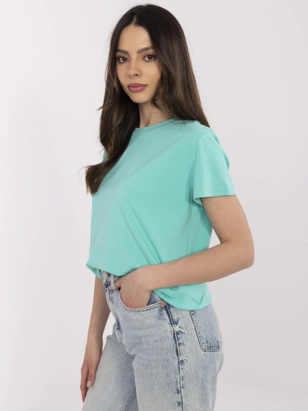T-shirt-CLM-TS-1640.87-turkusowy rozmiar - L