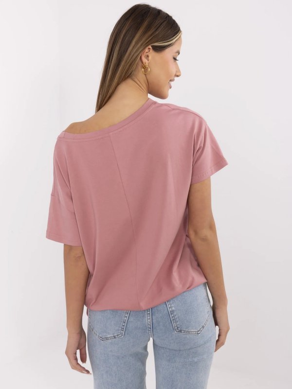 T-shirt-CLM-TS-1017.03-ciemny różowy rozmiar - S
