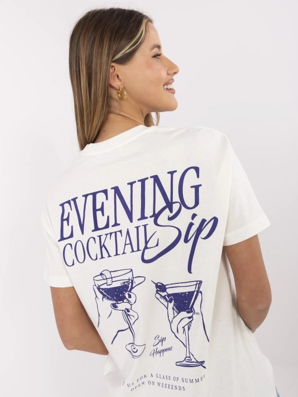 T-shirt-D12022M02738A-biały rozmiar - XL