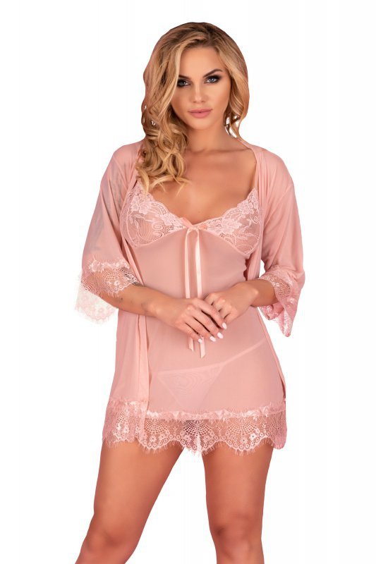 Zmyslowa Koszulka Damska Hyeona Pink Różowy LivCo Corsetti Fashion rozmiar - M
