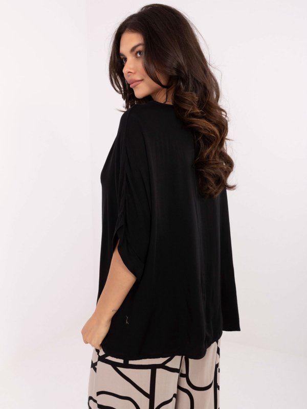 Bluzka-TW-BZ-BI-3228.75-czarny rozmiar - XL