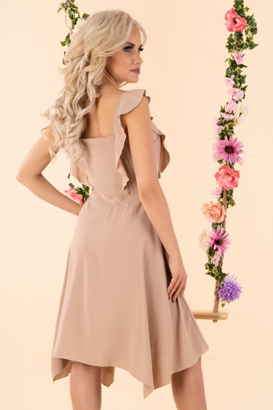 Sukienka Quellama Beige D54 rozmiar - XL