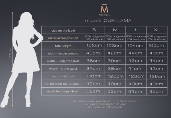 Sukienka Quellama Coffee D54 rozmiar - L