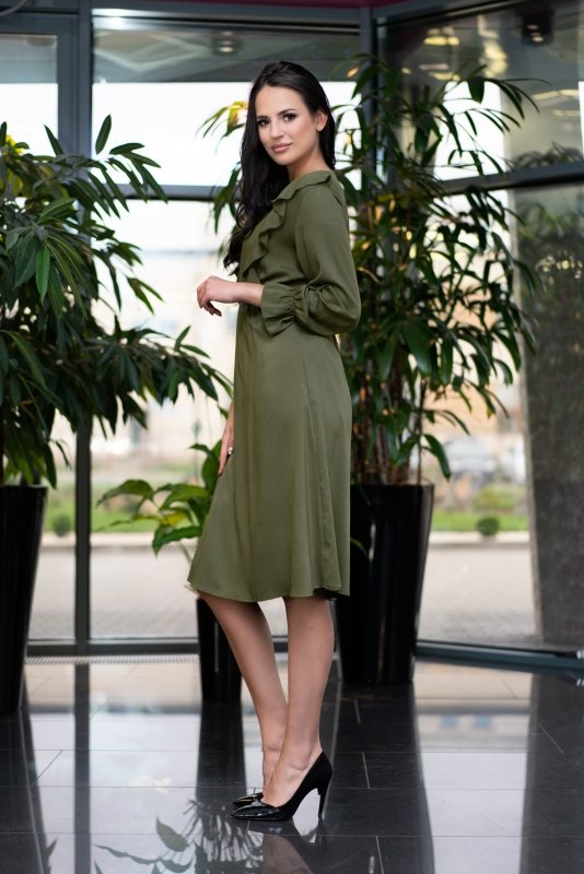Sukienka Ratsim Khaki D09 rozmiar - S