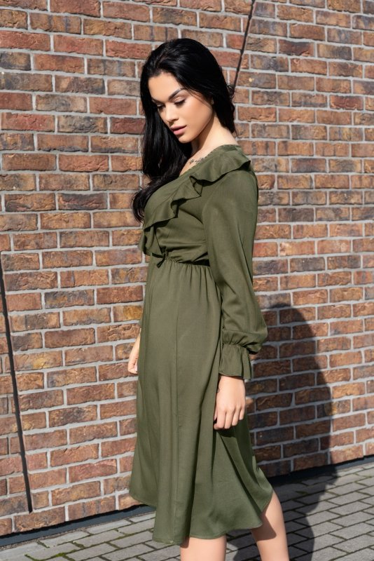Sukienka Ratsim Khaki D09 rozmiar - XL