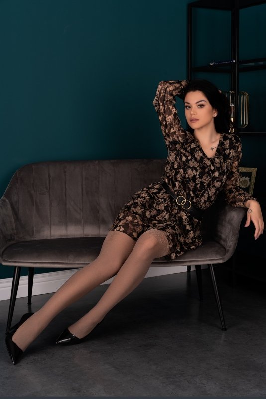 Rajstopy Lenera 60 DEN Capuccino LivCo Corsetti Fashion rozmiar - 2