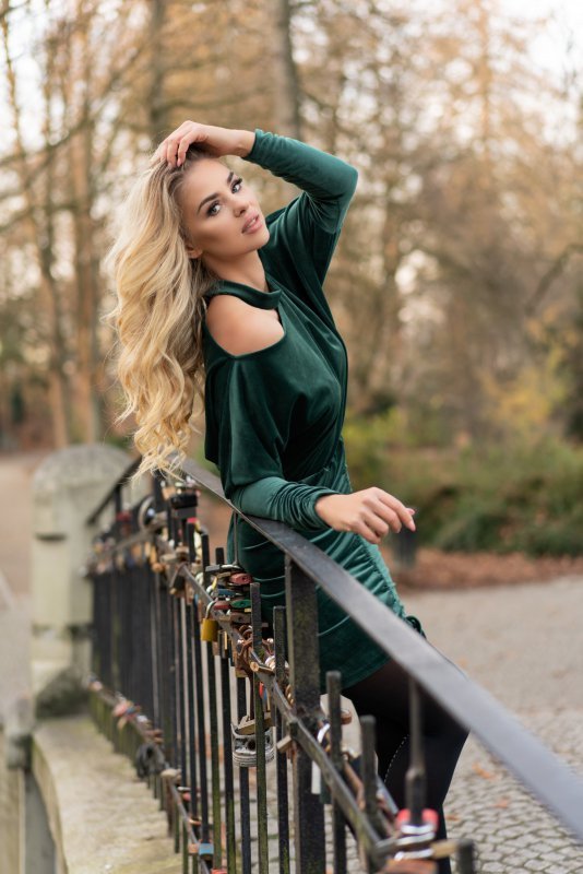 Sukienka Milona Dark Green 0112 rozmiar - L