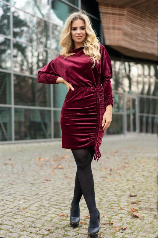 Sukienka Milona Maroon 0112 rozmiar - S