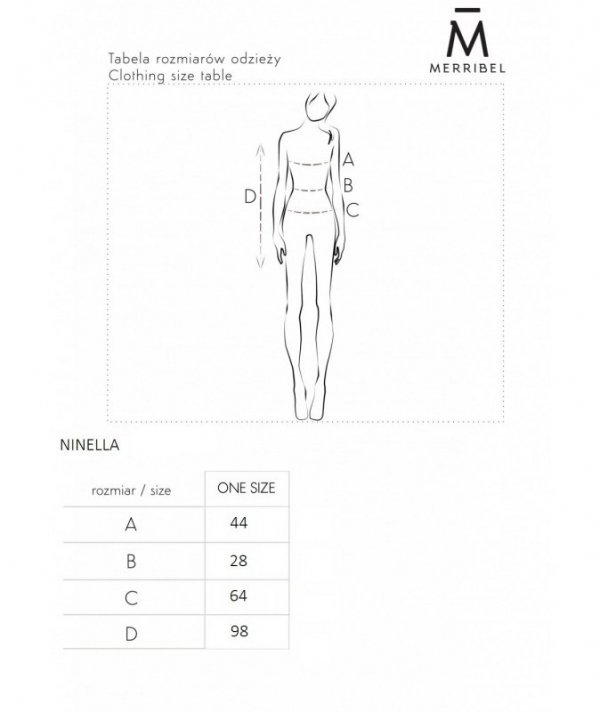 Sukienka Ninella White rozmiar - ONE SIZE