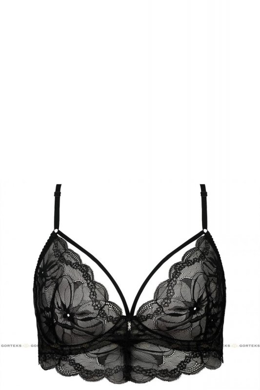 Biustonosz Soft Model Charlize B2 Black - Gorteks