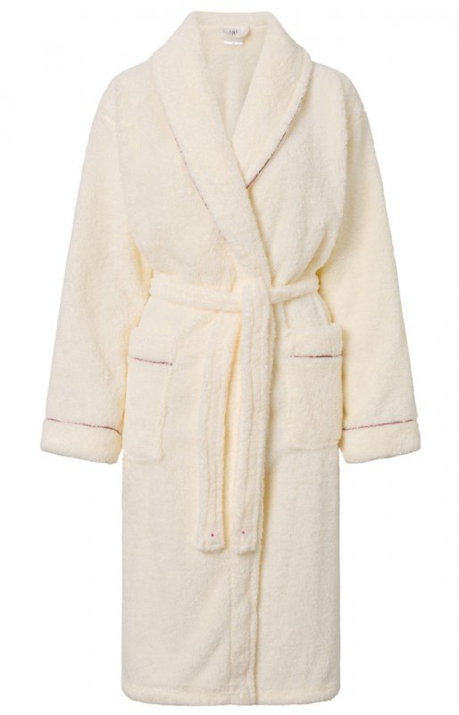 Szlafrok Damski Model Dolce Vita 223350 Ecru/Dusty Pink - Momenti Per Me