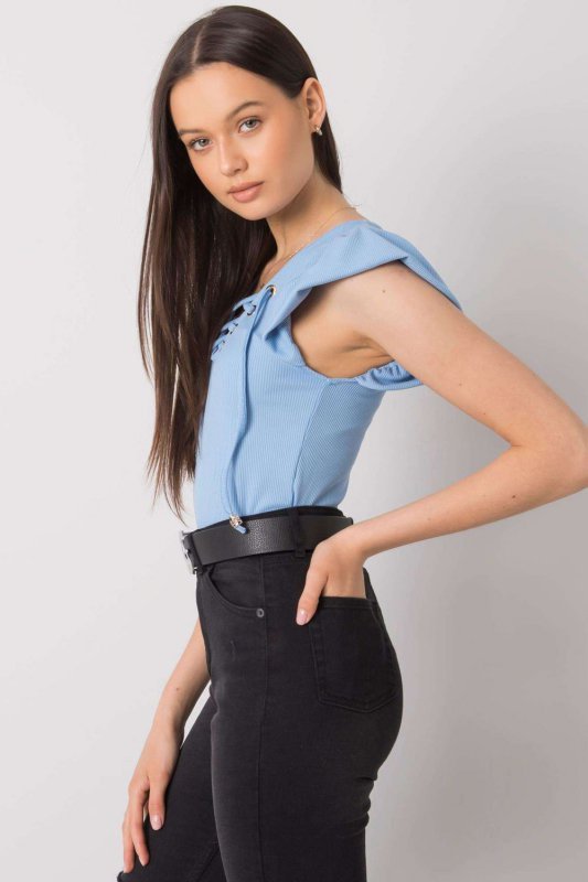Bluzka Model DHJ-BZ-13301.34P Light Blue - Italy Moda Hurtownia odzieży on-line, moda damska, bielizna i obuwie dla kobiet - Mat
