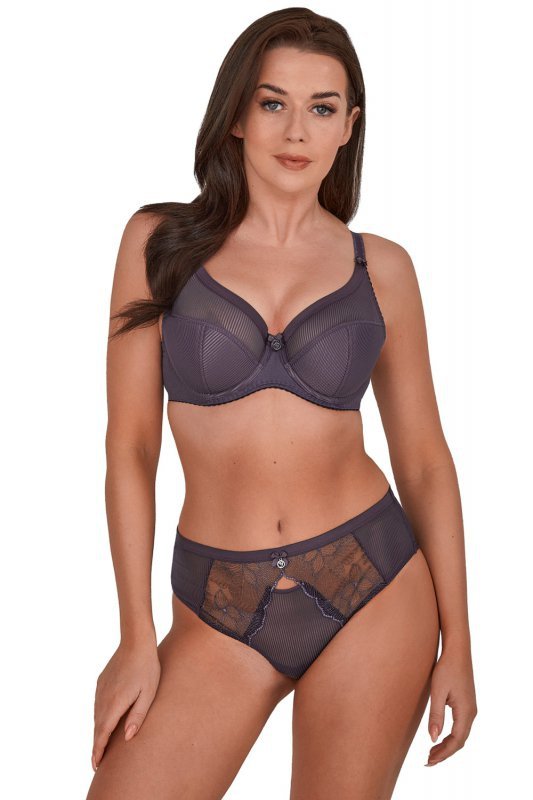 Biustonosz Semi-Soft Model 1058 Sonia Grafit - Gaia