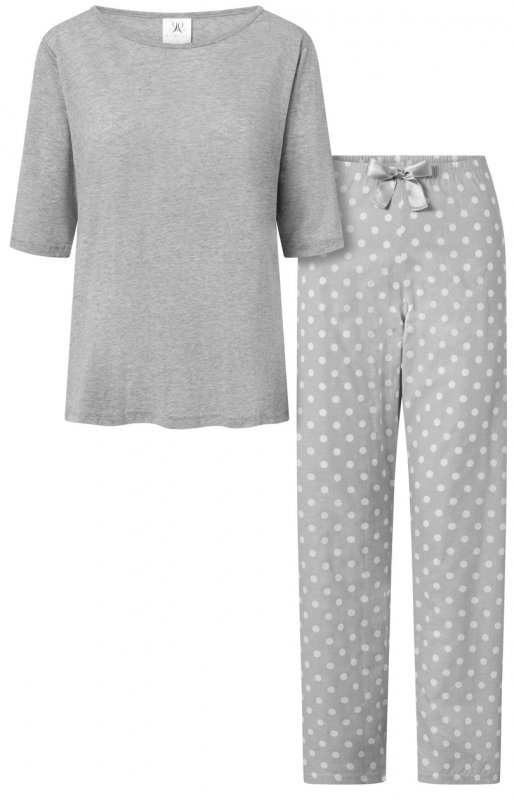 Piżama Damska Model Keep Secrets Tencel 183914 Grey - Momenti Per Me