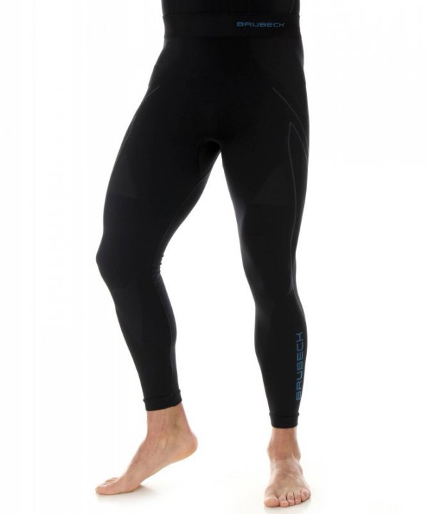 Spodnie Thermo LE11840A czarno-niebieskie
