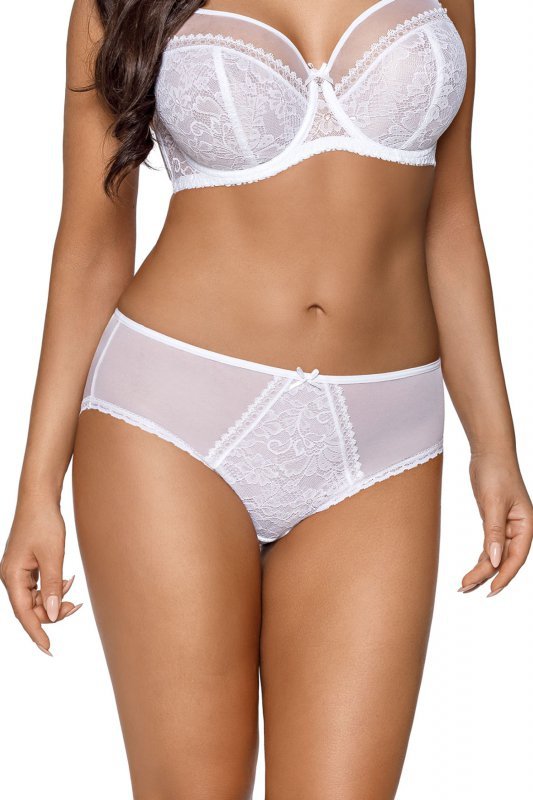 Figi stringi Crystal 1396 białe