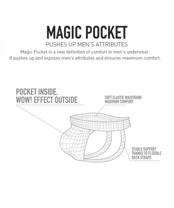 Atlantic Slipy otwarte jockstrap 2BMP 1591 2-pak białe